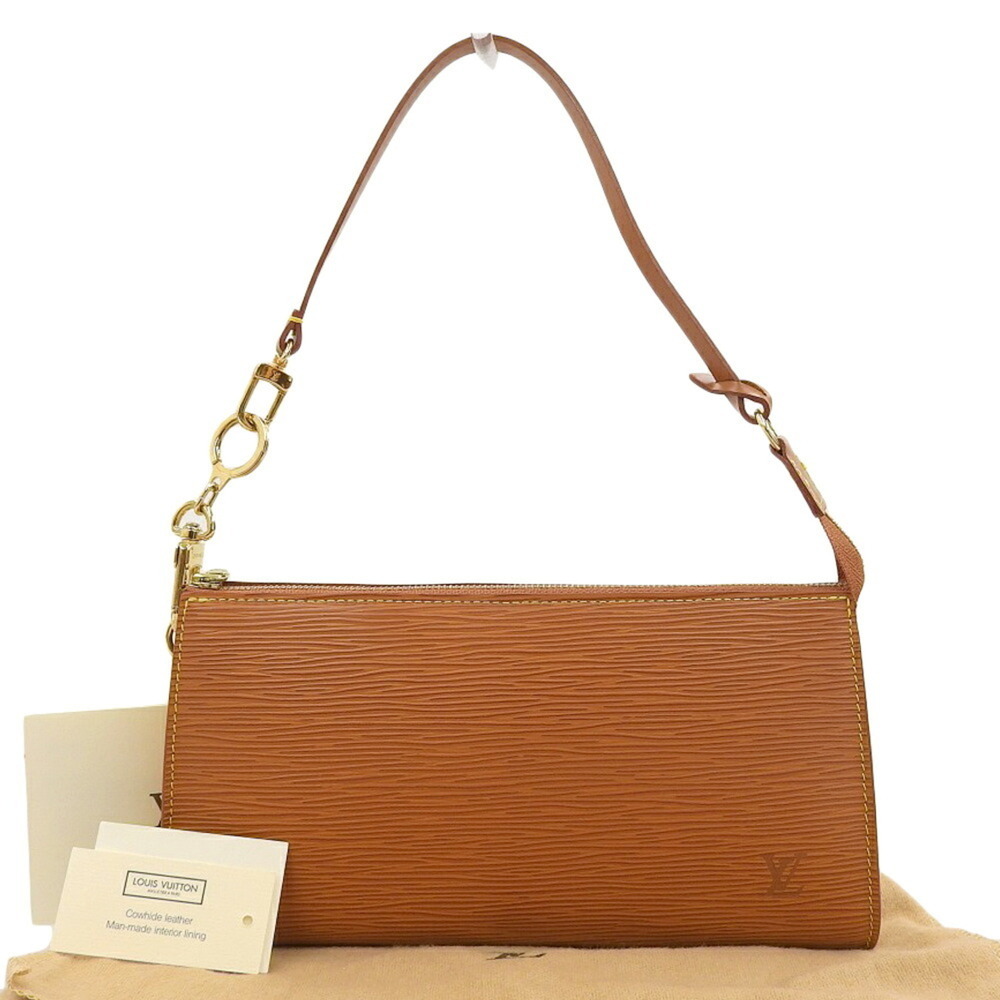 LOUIS VUITTON Authentic Brown Pochette Pouch